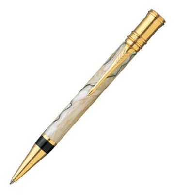 Parker Duofold International Pearl and Black GT Ballpoint