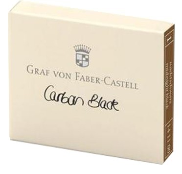 Faber Castell  Ink cartridges 6 carbon Black