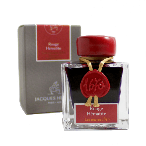J. Herbin Ink Bottle 50ml  Rouge Hematite 1670 Anniversary