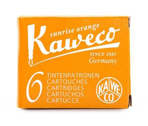 Kaweco Fountain Pen Ink Cartridge Sunrise Orange