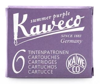 KAWECO FOUNTAIN PEN INK CARTRIDGE SUMMER PURPLE