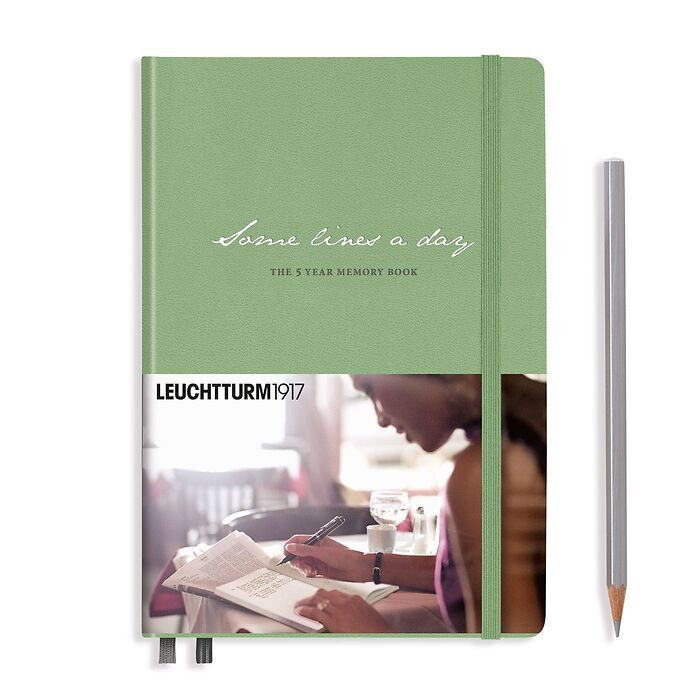 Leuchtturm1917 5 Year Memory Book Some Lines A Day Sage