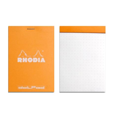 RHODIA Basics Dotpad 80gsm A7 x 80 Orange (Dotpad)