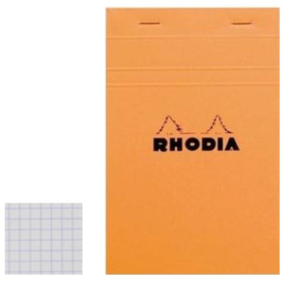 RHODIA Basics Orange Notepad A5 (Graph)