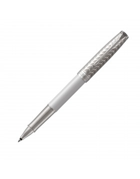 Parker Sonnet Transformation Metal Pearl Chrome Trim Rollerball Pen 