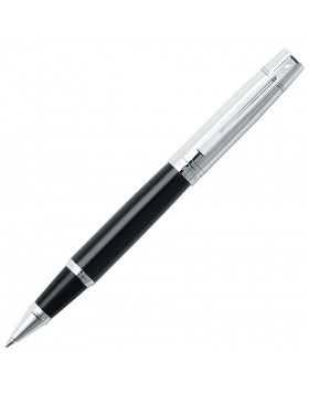Sheaffer 300 Glossy Black Chrome Cap 9314 Rollerball Pen
