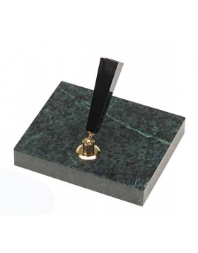 Platinum Desk Pen Stand Green Marble Single DPD-3000D#40