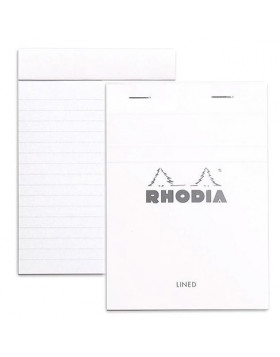 RHODIA Classic Ice White Notepad A5 (Lined)